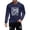 Navy, variant on Shirts for Men Graphic Tees Spring Fall Fashion Casual Long Sleeve Crew Neck Soft Everyday Tops Mens Tees Black XL
