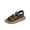 Army Green, variant on Boys Flat Sandals, Party Soft Sole Hook&Loop Open Toes Kids Shoes Brown Size 9 (Toddler)
