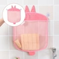 thumbnail image 1 of Organizador de Juguetes de Baño de Malla, Bolsa de Almacenamiento para Bañera, Red Multiusos para Juguetes de Bebé, para Niños Pequeños para Bañ , Rosa, 1 of 8