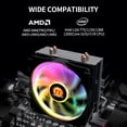 thumbnail image 2 of Thermaltake Mercury S400 RGB CPU Cooler PWM Snap-on Fan 4, 2 of 6