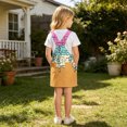 thumbnail image 7 of WERYOUNG Kids Girls Sleeveless Dresses Ice Printed Overalls Dress With Pocket Casual Suspender Dress Comfortable Sundresses 12-13 Years, 7 of 7