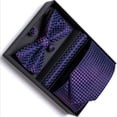 thumbnail image 1 of Conjunto de corbata para hombre, conjunto de corbata para hombre, lazo, corbata para hombre, pañuelo, corbata para hombre, artesanía excepcional, 1 of 8