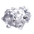 thumbnail image 1 of 1 Pack Romantic Paper Confetti Round Cuttings Paper Cuttings Table Throwing Confetti for Wedding Party (Silver), 1 of 8