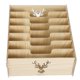 thumbnail image 1 of Greeting Card Organizer Box With Dividers File Shelf Minimalist Design Users Maple Wood Color Multifunctional Storage 1Pack, 1 of 5
