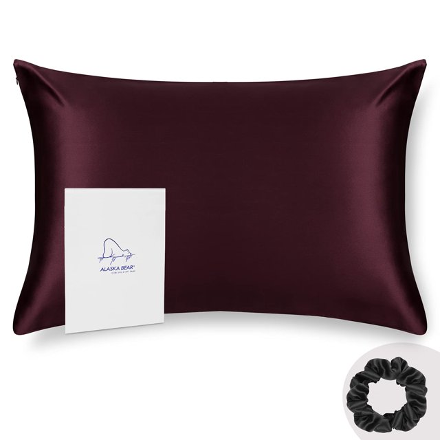 Set de regalo con funda de almohada y coleteros ALASKA BEAR King Silk