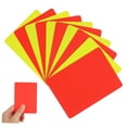 thumbnail image 3 of OULII Soccer Official Cards 10-Pcs Rectangular Pvc Sports Events Assorted Color, 3 of 6