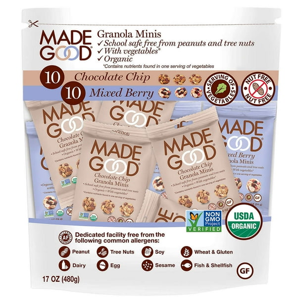 Made Good Granola Minis, Variety Pack, 20count