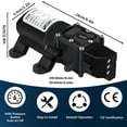 thumbnail image 3 of Bomba de agua VeyoCILK DC 12V Diafragma 4L/Min 131Psi, 3 of 7