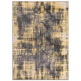 thumbnail image 2 of World Rug Gallery Contemporary Abstract Design Area Rug - Yellow 7'10"x10', 2 of 9