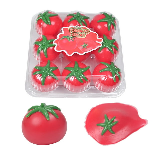 ShenMo Toy Tomatoes Squishy Imitation Tomatoes Stress Relieve