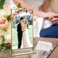 thumbnail image 2 of 6pcs Clear Sign Holders Tabletop Display Stands Vertical Holders for Restaurants Wedding Shops, 2 of 8