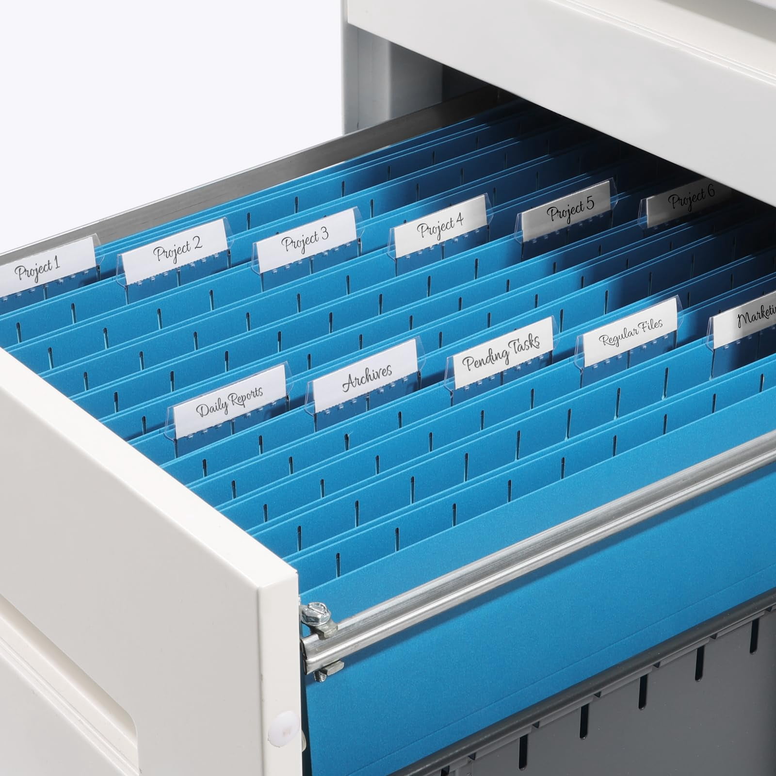 Hanging File Folders Legal Size  Blue 25 Pack 1/5-cut Tabs Stay Organized For Your Home And Office Bulk Documents