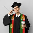 thumbnail image 5 of Graduation Stole for Academic Commencement Unisex Military Flag Of Portugal Adult Choir Stole Adult Honor Shawl, 5 of 6