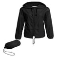 thumbnail image 1 of Eyicmarn Women Packable Rain Jacket  Outdoor Hooded Windbreaker with Adjustable Drawstring, 1 of 6