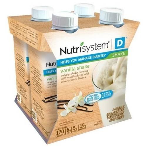Nutrisystem D Vanilla Shakes, 11 fl oz, 4 count
