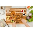 thumbnail image 4 of HLONK Cutting Board Reversible Chopping Serving Board Multipurpose Food Safe Thick Board, Medium Size 18x14x1 inches, 4 of 5