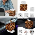 thumbnail image 7 of ZIATUBLES Tiger Stripe 5 Piece Office Decor Set, Chair Cover with Armrest Slipcover, Remote Control Holder and Folding Tissue Box Organizer Office Decorative Accessories, S, 7 of 7