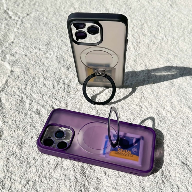 for iPhone 11 Pro Max Case with Magnetic Invisible Stand