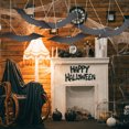 thumbnail image 4 of 16 Uds. Murciélago negro colgante versátil Halloween impermeable decoración de césped interior al aire libre, 4 of 9