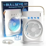 Bullseye Air Rechargeable Misting Fan Portable Cooling Mist Cordless Electric Fan Indoor Outdoor