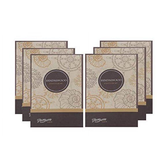 FloralSimplicity 6 Pack of Sandalwood Scented Sachets