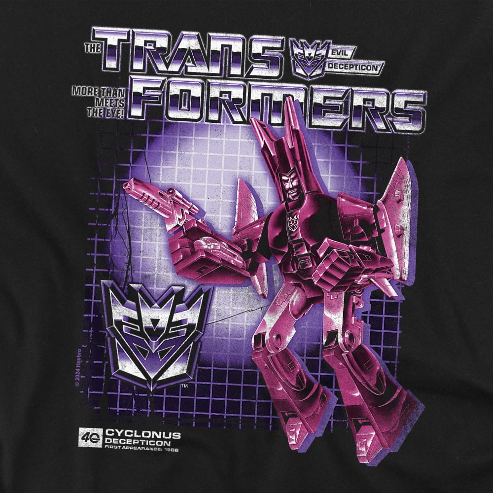 Transformers 40Th Anniversary T-Shirt Cyclonus Box Unisex Graphic Tee for Men & Women