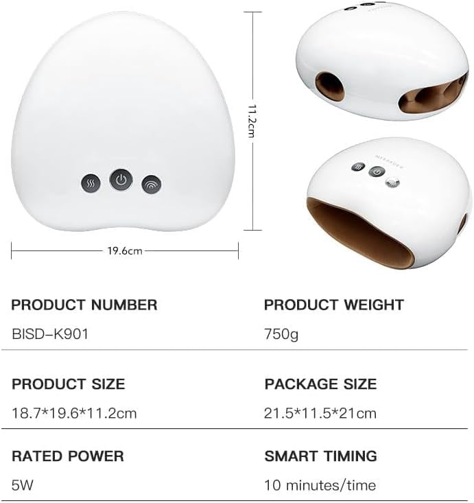 GOODY2'S Air Pressure Hand Massager Machine for Carpal Tunnel and Finger Numbness