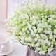 thumbnail image 2 of 60 flores artificiales a granel, flores artificiales blancas, flores artificiales de Gypsophila, para decoración de boda, fiesta, decoración del hogar (60 piezas), 2 of 4