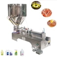 thumbnail image 2 of INTBUYING Paste Liquid Heating Filling Machine Single Nozzle 100-1000ml Horizontal Pneumatic Filling Machine for Cream/Liquid/Sauce/Shampoo/Toothpaste, 2 of 7