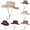 Khaki, variant on Men West Cowboy Hats,Adjustable Rope Outdoor Hiking Sun Protection Buckle Fisherman Cap Cap Khaki
