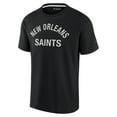 thumbnail image 2 of Unisex Fanatics Black New Orleans Saints Elements Super Soft Short Sleeve T-Shirt, 2 of 3