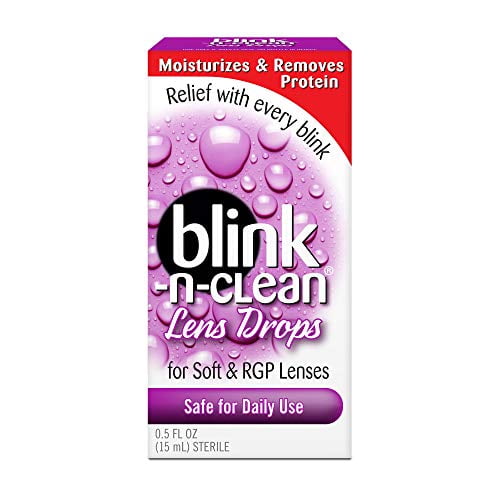 Complete Blink-N-Clean Lens Drops For Soft Contact Lenses, 15 ml (Pack of 2)