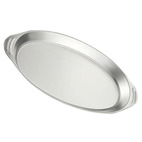 Misright Professional Oval Fish Dish Food Serving Tray Stainless Steel Kitchenwares
