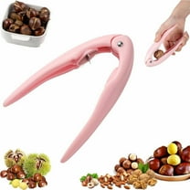 WEIWEIGG Stainless Steel Chestnut Cutter & Peeler, 6.3 Inch Cross Cut Scorer for Easy Shelling, Heavy Duty Nut Cracker Tool for Walnuts, Hazelnuts, Ergonomic Kitchen Gadget, 1 Pcs