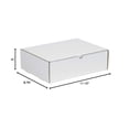 thumbnail image 7 of DyGTyX White Literature Mailing Boxes, 11-1/8 x 8-3/4 x 4 Inches, Pack of 50, Crush-Proof, For Shipping, Mailing and Storing, 7 of 7
