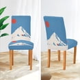 thumbnail image 3 of Yayeee 2 Pack Dining Chair Covers Stretch Parson Chairs Slipcovers Seat Protector, Snow Mountain, 3 of 6
