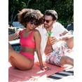 thumbnail image 5 of Real Essentials 3 Pack: Womens 2-Piece Bikini Modest Teen Adult Athletic Beach Swimsuit Tankini - Available in Plus Size, 5 of 6