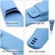 thumbnail image 4 of KAIYANG Estuche para maquinilla de afeitar, protector impermeable para maquinilla de afeitar, estuche de viaje portátil de silicona azul, 4 of 5