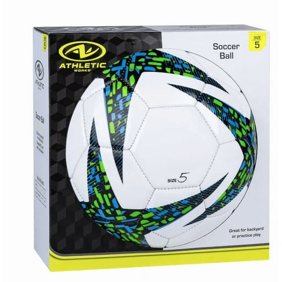 Size 5 Blue Soccer Ball for  Ages 12   Soft TPU Cover & Air-Retaining Bladder – Ideal for Practice  Games & Training