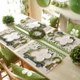 thumbnail image 6 of St. Patrick's Day Placemat of 1 PC, Good Luck Farm Clovers Truck Table Mats Washable Heat-Insulation Non-Slip Place Mats for Kitchen Dinner Table Indoor Outdoor Decor,13x19 Inch Retro, 6 of 9