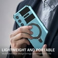 thumbnail image 6 of for Galaxy S23 Case [Compatible with MagSafe] [Military-Grade Protection], Shockproof Protective Slim Invisible Kickstand Car Mount Magnetic Armor Cover For Samsung Galaxy S23, Lightblue, 6 of 10