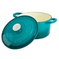 thumbnail image 5 of Crock Pot Artisan 5-Quart Dutch Oven - Teal, 5 of 6
