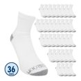 thumbnail image 1 of Fruit of the Loom Quarter Caballero Unitalla Algodón Afelpado Blanco 36 pares, 1 of 3