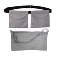 thumbnail image 2 of Adjustable Soft Drain Holder with Shower Mesh Design Dual Drain Pouch Personal Grey, 2 of 8