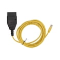 thumbnail image 3 of Cable de codificación ENET amarillo Cable de diagnóstico OBD2 con reemplazo de CD para Serie F Serie 3 Serie 5 Serie 7 Serie GT X3, OBD a Ethernet, Cable de interfaz ENET, 3 of 5