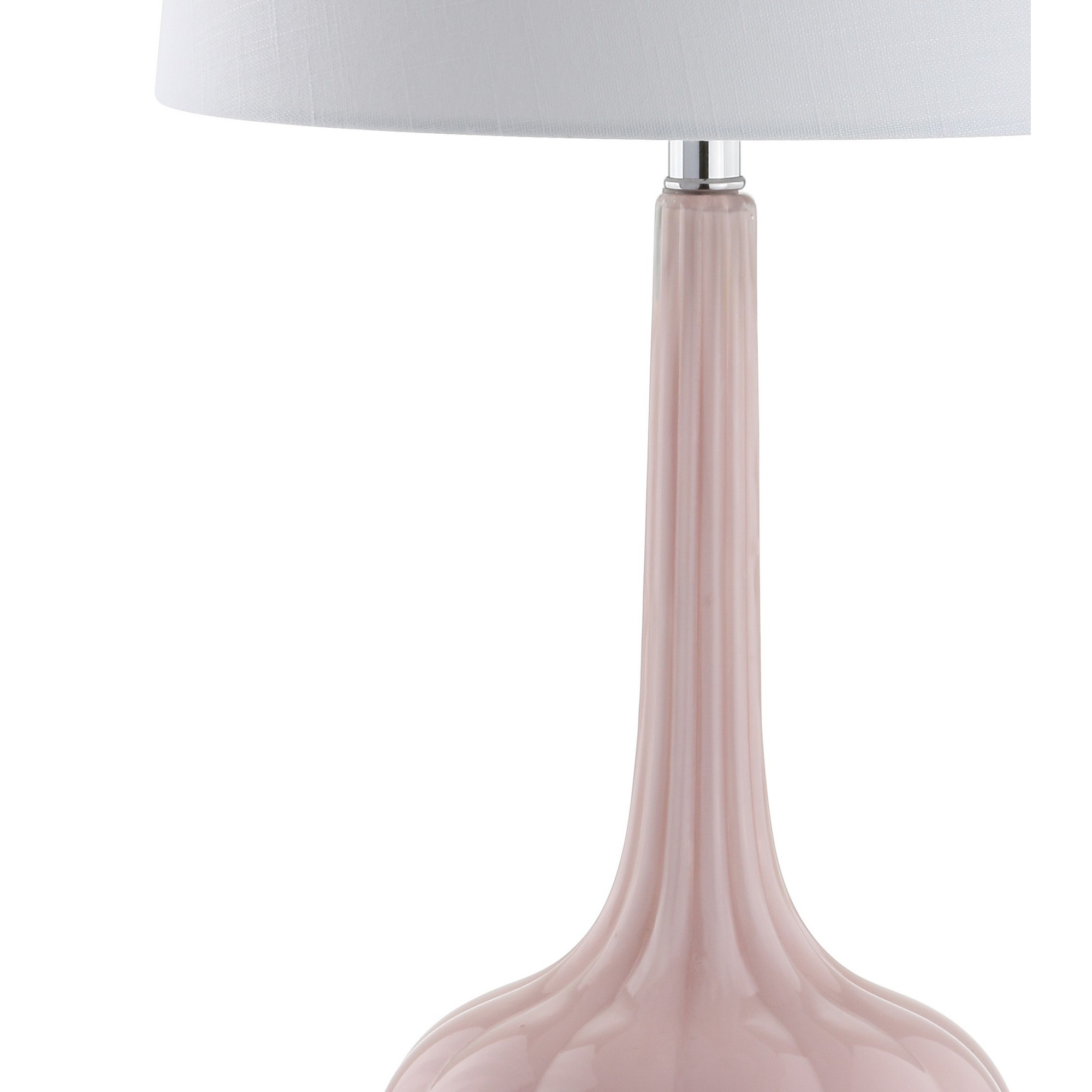 Bette 28.5" Glass Teardrop LED Table Lamp, Pink (Set of 2) - image 4 of 6