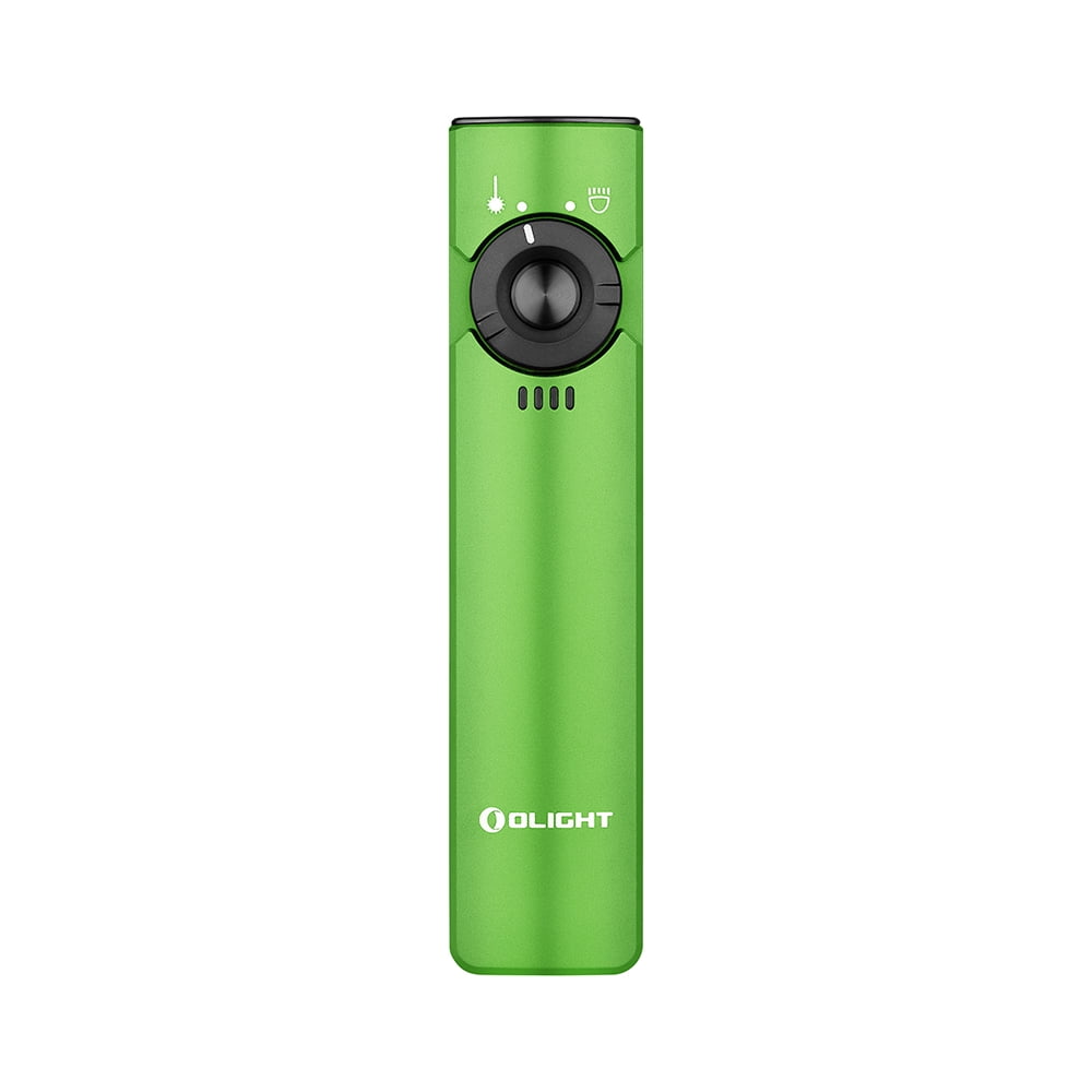 OLIGHT Arkfeld EDC Flat Flashlight, 1000 Lumens White LED Light with Green Beam Combo, Power by Rechargeable Built-in Battery for Outdoors, Emergency, Work (Green)