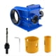 thumbnail image 1 of Kit de Instalación de Cerradura de Puerta, Plantilla para Cerradura de Puerta de Metal o Madera, Kit de de para una Fácil Instalación de la Cerradura (Azul), 1 of 6
