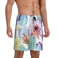 thumbnail image 2 of Fotbe Cactus Pajama Shorts for Men, Men's Pajama Bottoms, Sleepwear,Short Pajama Pants-XX-Large, 2 of 9