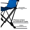 thumbnail image 2 of 5 Silla De Playa Plegable Reclinable Con Funda para Exterior CJR Azul, 2 of 9